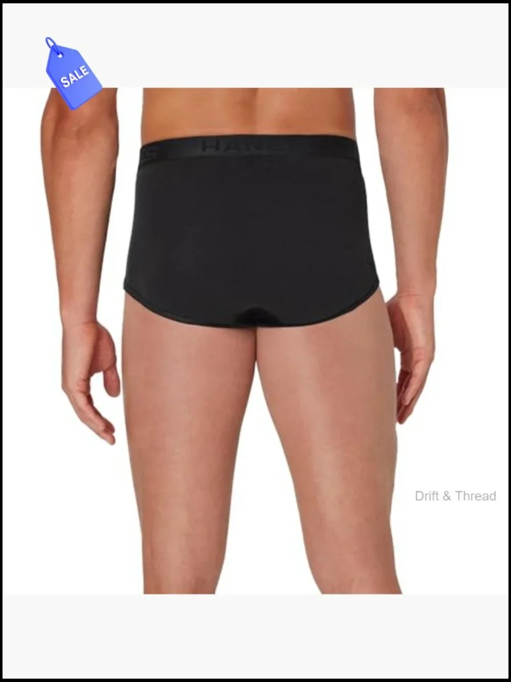 Men's Briefs 6-Pack Tagless Cooling Moisture-Wicking Comfort Soft